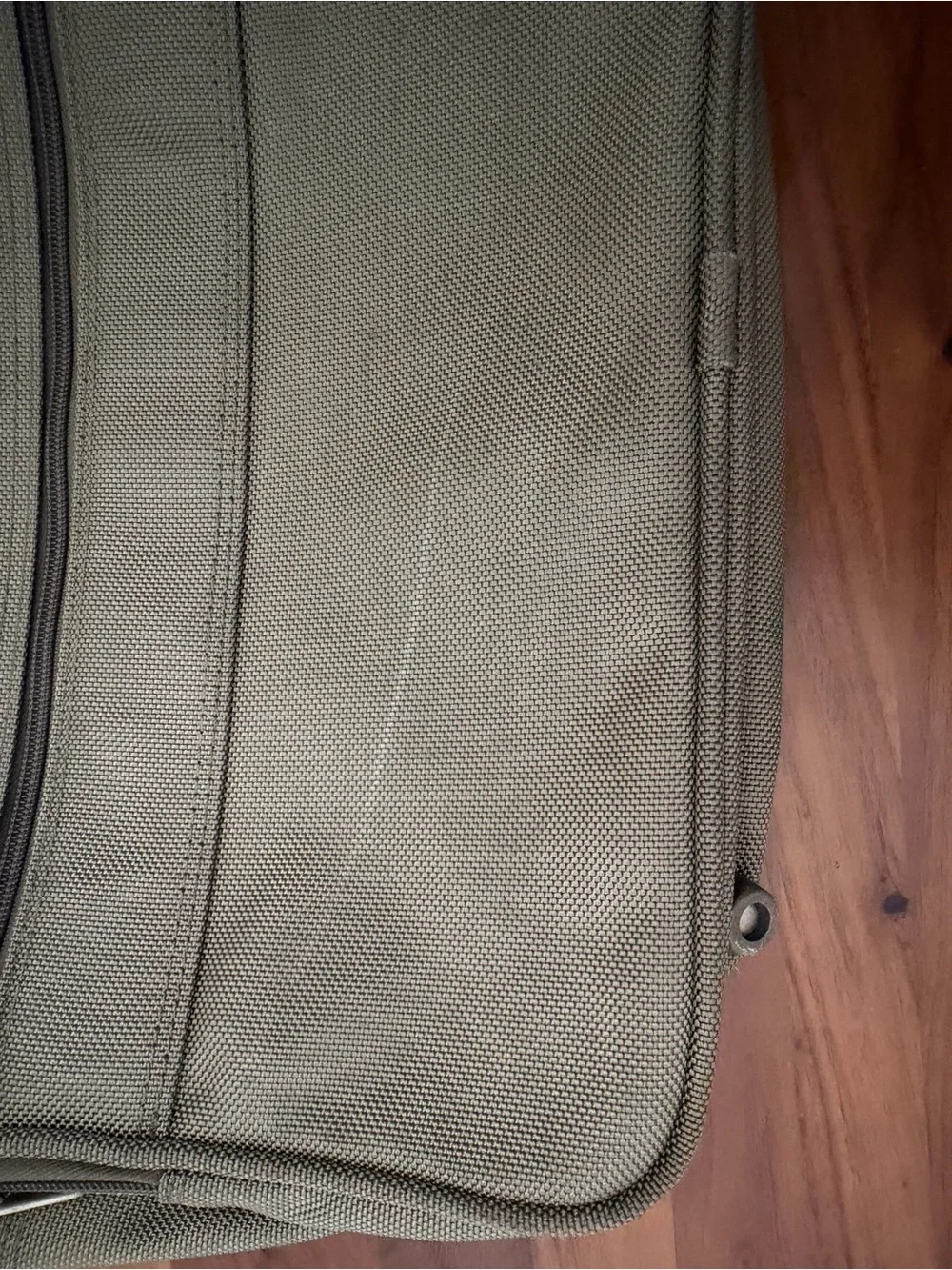 Briggs & Riley Olive Ballistic Nylon Laptop Case / Briefcase Bag — Missing Strap